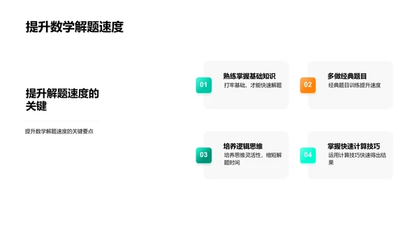 初三数学实用教程PPT模板