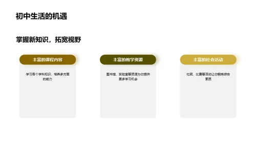 初中生活导引