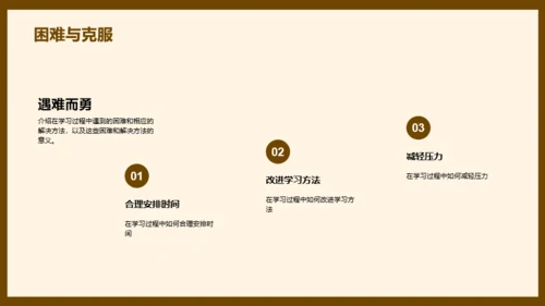 黄棕插画风学习总结汇报
