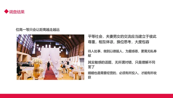 当代青年大学生婚恋意愿调查PPT模板