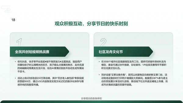 绿色复古风解读传统端午节PPT模板