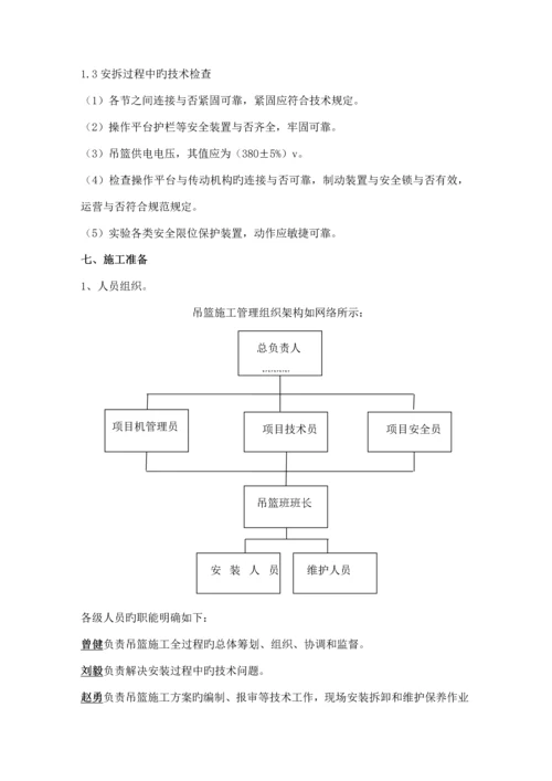 吊篮安全专项综合施工专题方案.docx