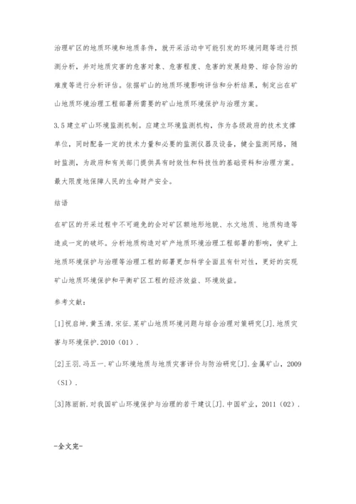 关于矿山地质环境保护与治理的思考.docx