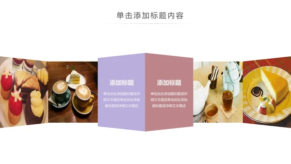 简约美味饮品下午茶甜点茶餐厅ppt模板