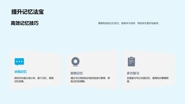 高三备考策略讲解PPT模板