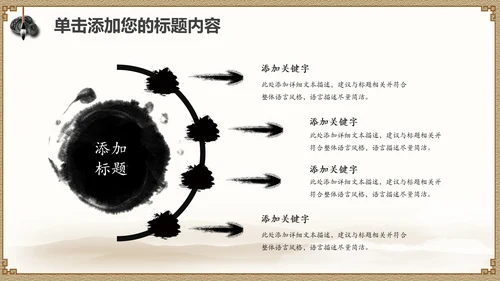 经典水墨文化国学论语文化PPT道德讲堂