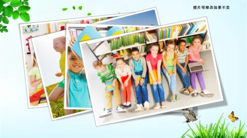 幼儿园毕业纪念册通用PPT模板