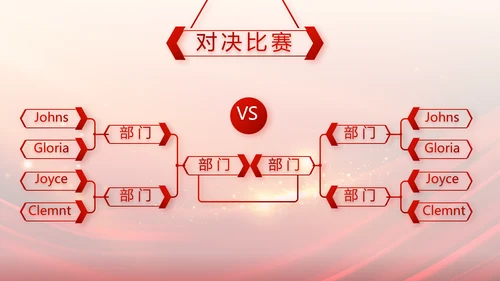 红色大气业务启动大会战略合作策划PPT模板