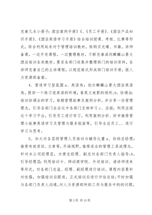 人力资源年度计划.docx