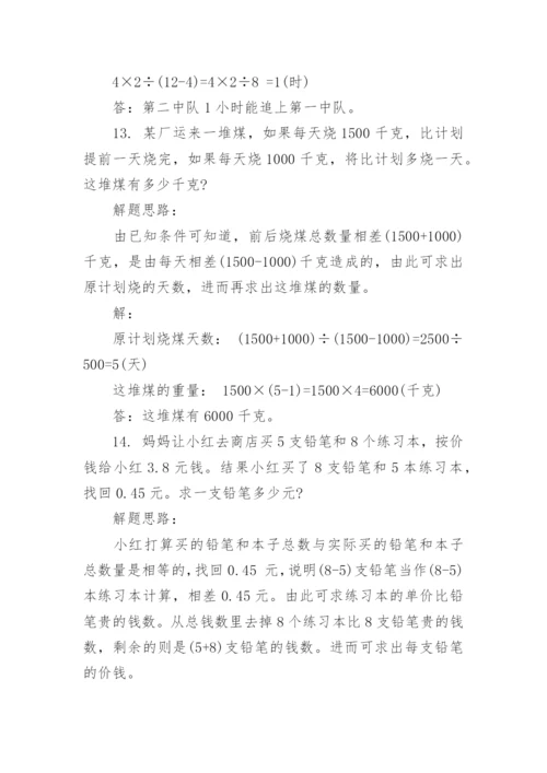小升初数学必出的20种应用题与解题思路.docx