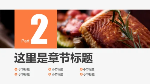 食品安全美食健康通用PPT模板