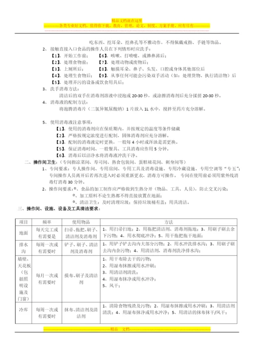 食品管理手册.docx