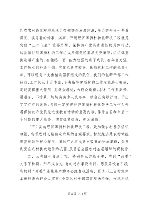 区委书记在全区经济薄弱村转化帮扶工程动员大会上的讲话 (3).docx