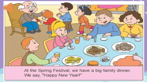 Module 10 Unit 1 We have a big family dinner. 课件(共