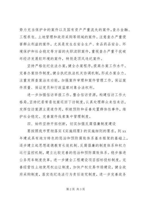 市纪律委员会党代会工作报告(4).docx