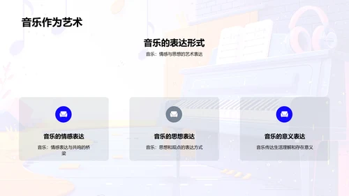 音乐欣赏教学报告PPT模板