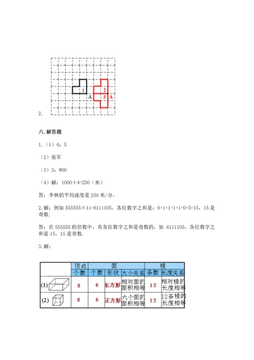 人教版五年级下册数学期末测试卷精选.docx