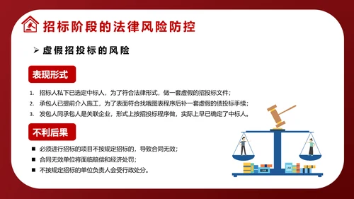 违反招标投标法规法律责任知识科普PPT模版