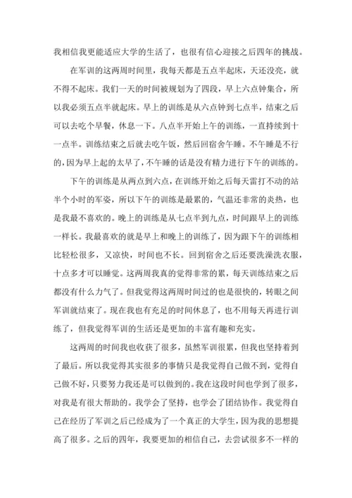 热门大一军训心得体会范文九篇.docx