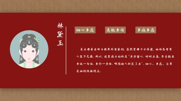 解读《红楼梦》节选林黛玉进贾府通用PPT模板