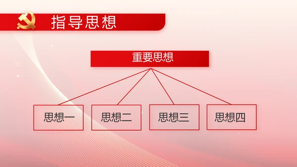 红色党建党支部工作总结汇报PPT党课