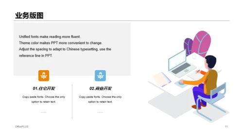 多色形状商务房地产公司市场营销策划通用PPT模板