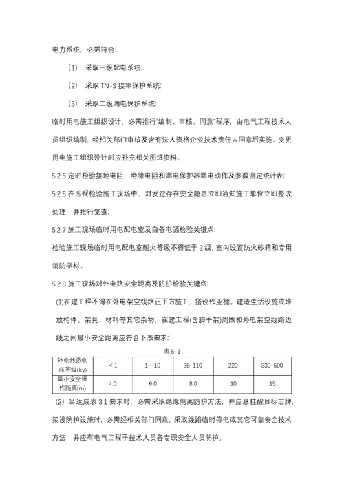 2021年临水临电临时设施安全监理新版细则