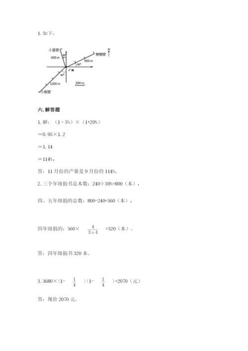 小学六年级上册数学期末测试卷附完整答案【考点梳理】.docx