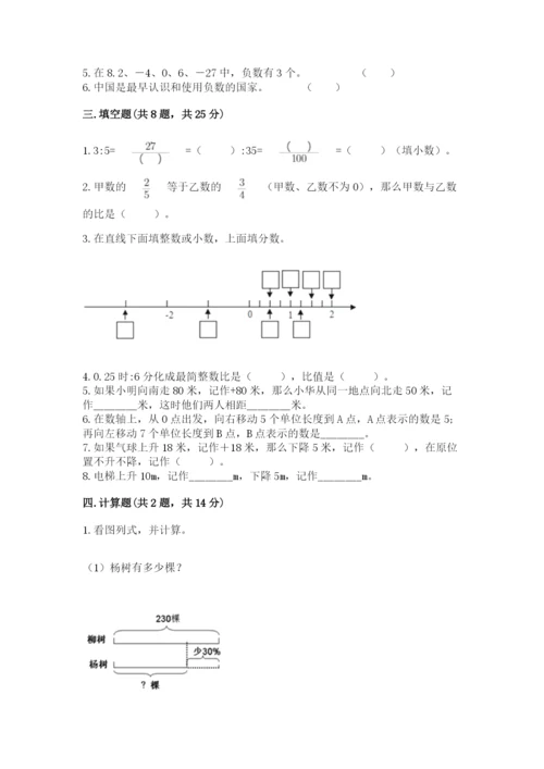 长春市宽城区六年级下册数学期末测试卷完整版.docx