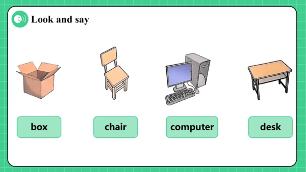 人教精通版三下Unit 1 My classroom Lesson 1课件