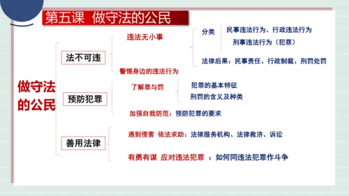 八上道法第二单元遵守社会规则复习课件2024