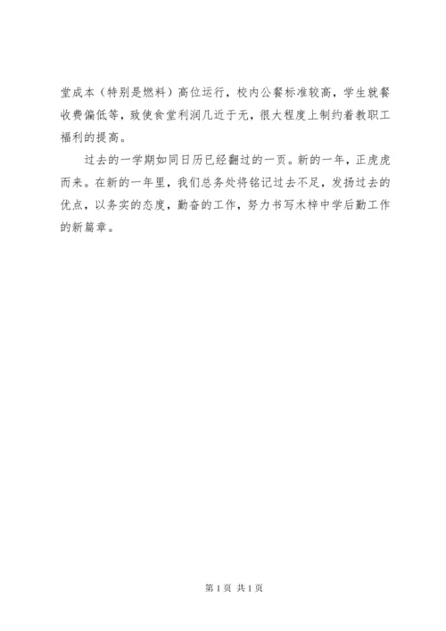 学校总务处后勤管理工作总结.docx