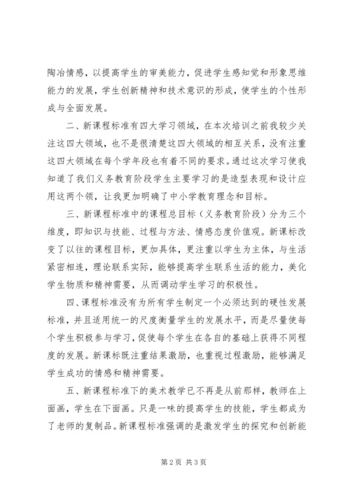 学习《美术新课标准解读》之感想.docx