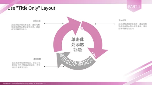 紫色渐变商务营销策划宣传通用PPT模板