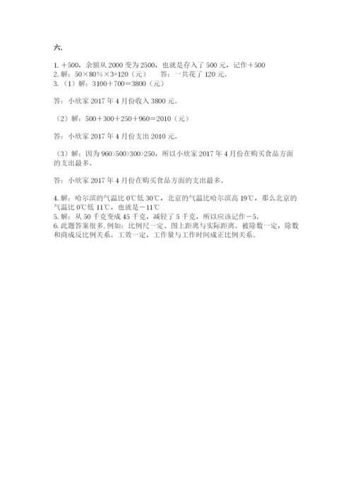 小学毕业班数学检测卷（综合题）.docx