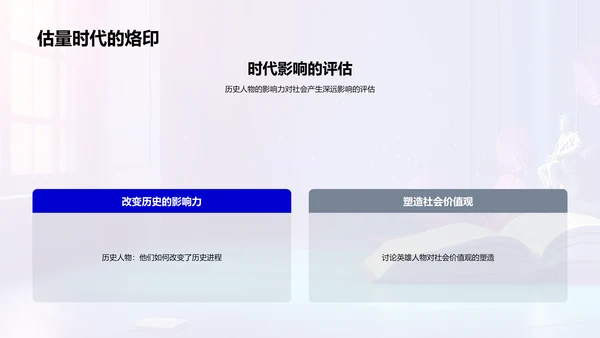 英雄事迹解读PPT模板