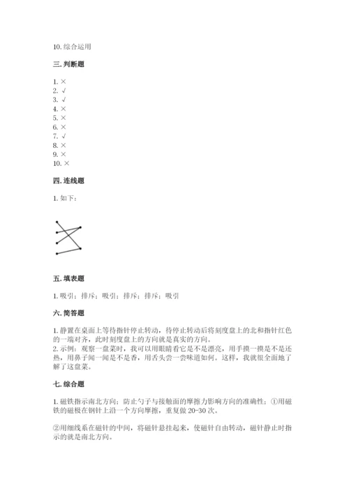 教科版二年级下册科学知识点期末测试卷附答案【b卷】.docx