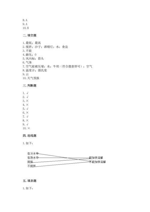 教科版三年级上册科学《期末测试卷》【满分必刷】.docx