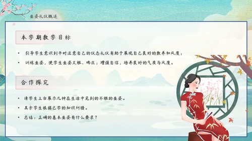 中华仪礼之邦坐姿礼仪培训PPT课件模板