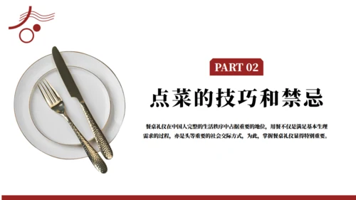 餐桌文化商务礼仪教育通用PPT模板