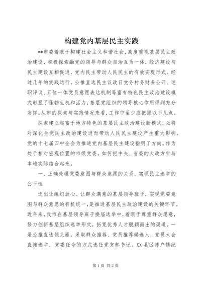 构建党内基层民主实践 (2).docx