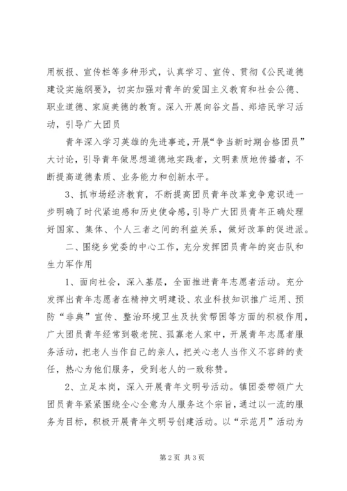 五四红旗团委先进事迹材料.docx