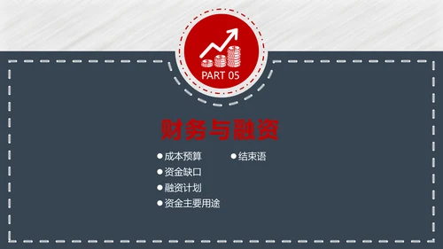 灰色卡通创业融资计划书通用PPT模板
