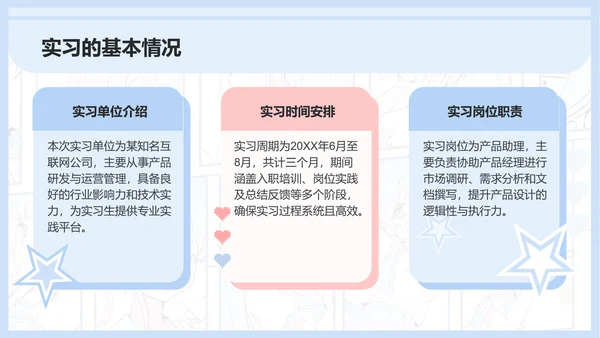 次元少女蓝色漫画风实习报告