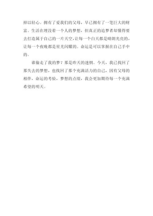 找回迷失的梦作文.docx