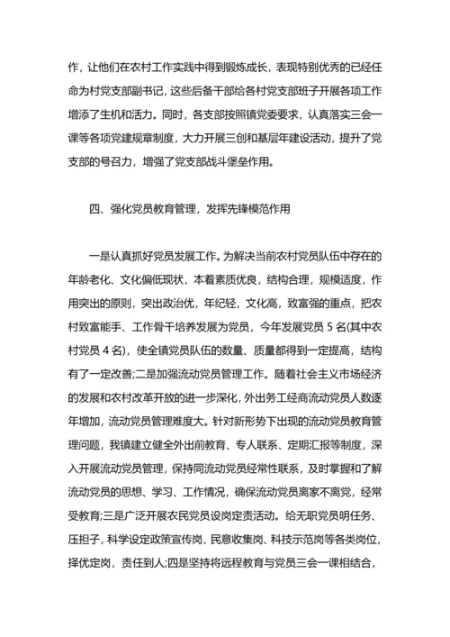 抓基层党建工作述职报告范文.docx