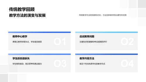 创新教学年度报告PPT模板