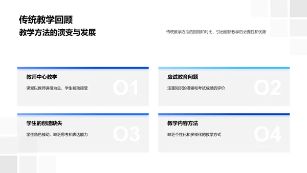 创新教学年度报告PPT模板