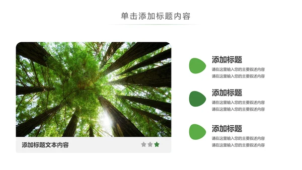 绿色环保森林湿地森林日植树造林动态PPT模