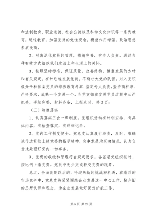 企业党建个人年终工作总结范文.docx